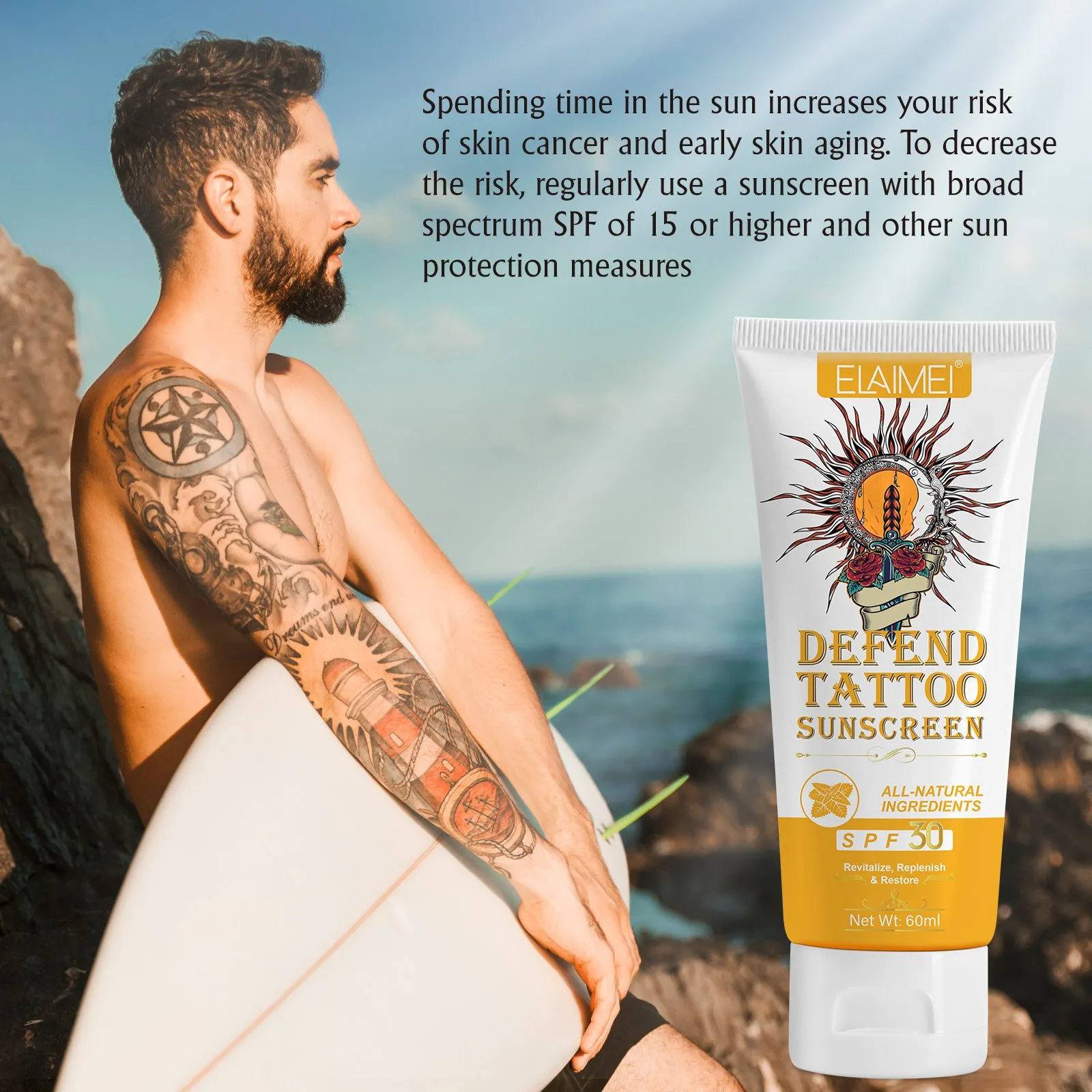 Elaimei Defend Tattoo Sunscreen
