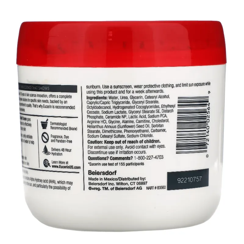 Eucerin anti-irregularity cream, 454 g