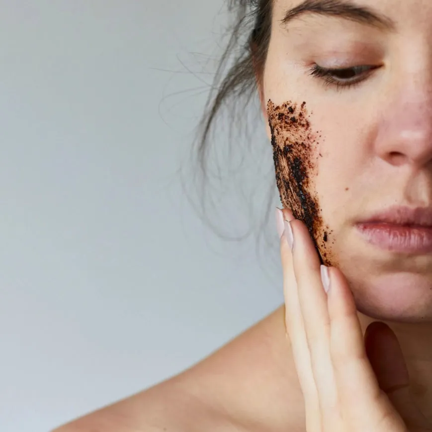 Face Scrub with Coffee   Rosehip - Citrus Blend