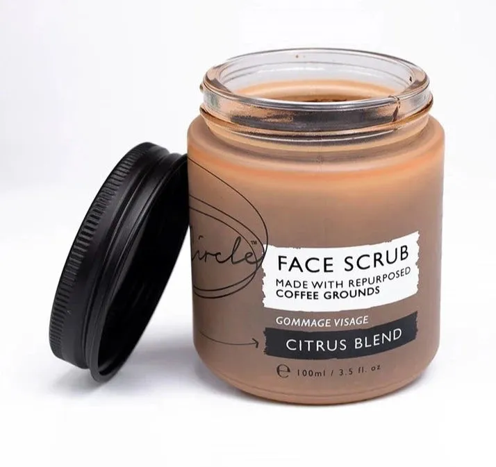 Face Scrub with Coffee   Rosehip - Citrus Blend