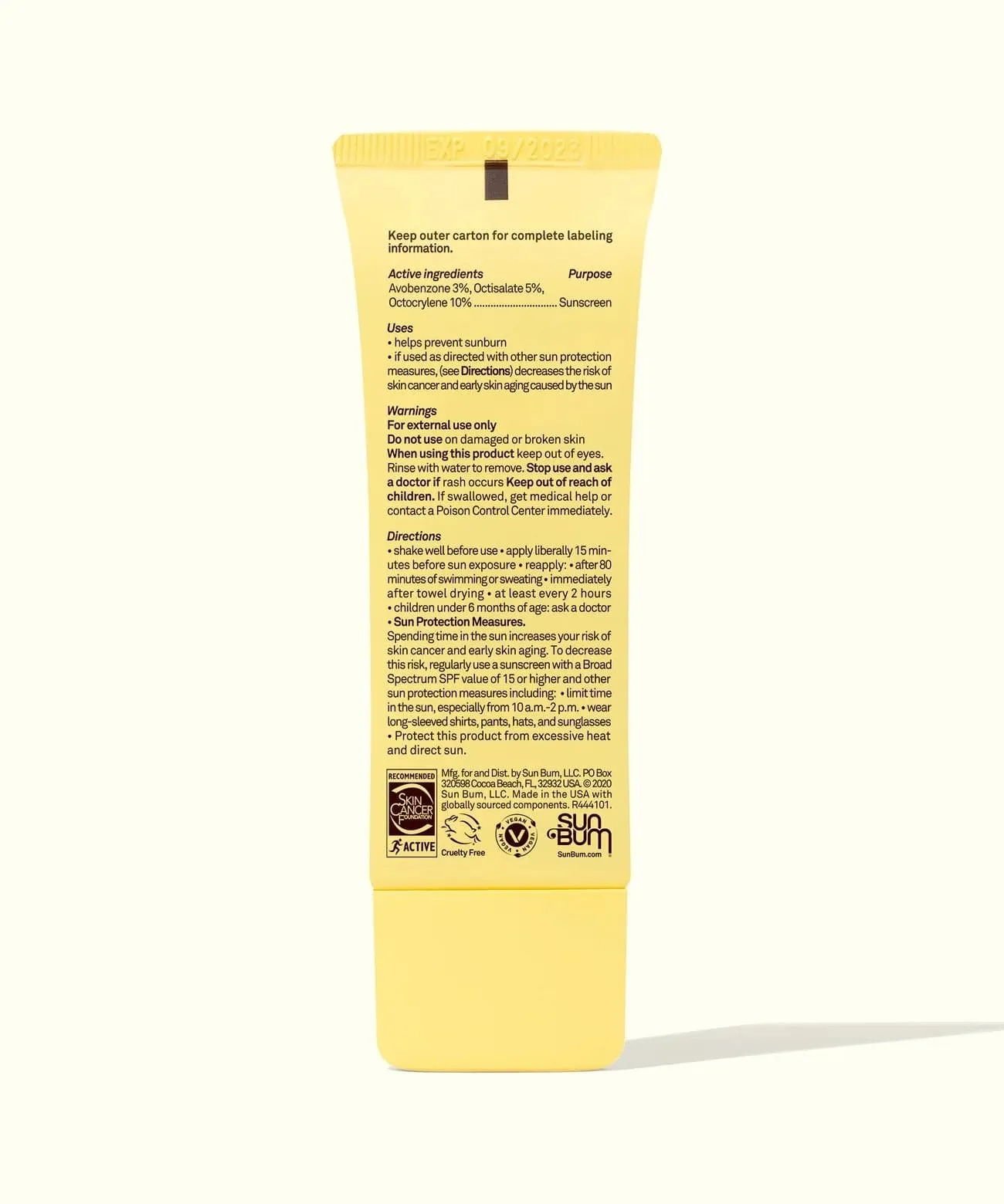 SUN BUM SUNSCREEN ORIGINAL GLOW SPF 30